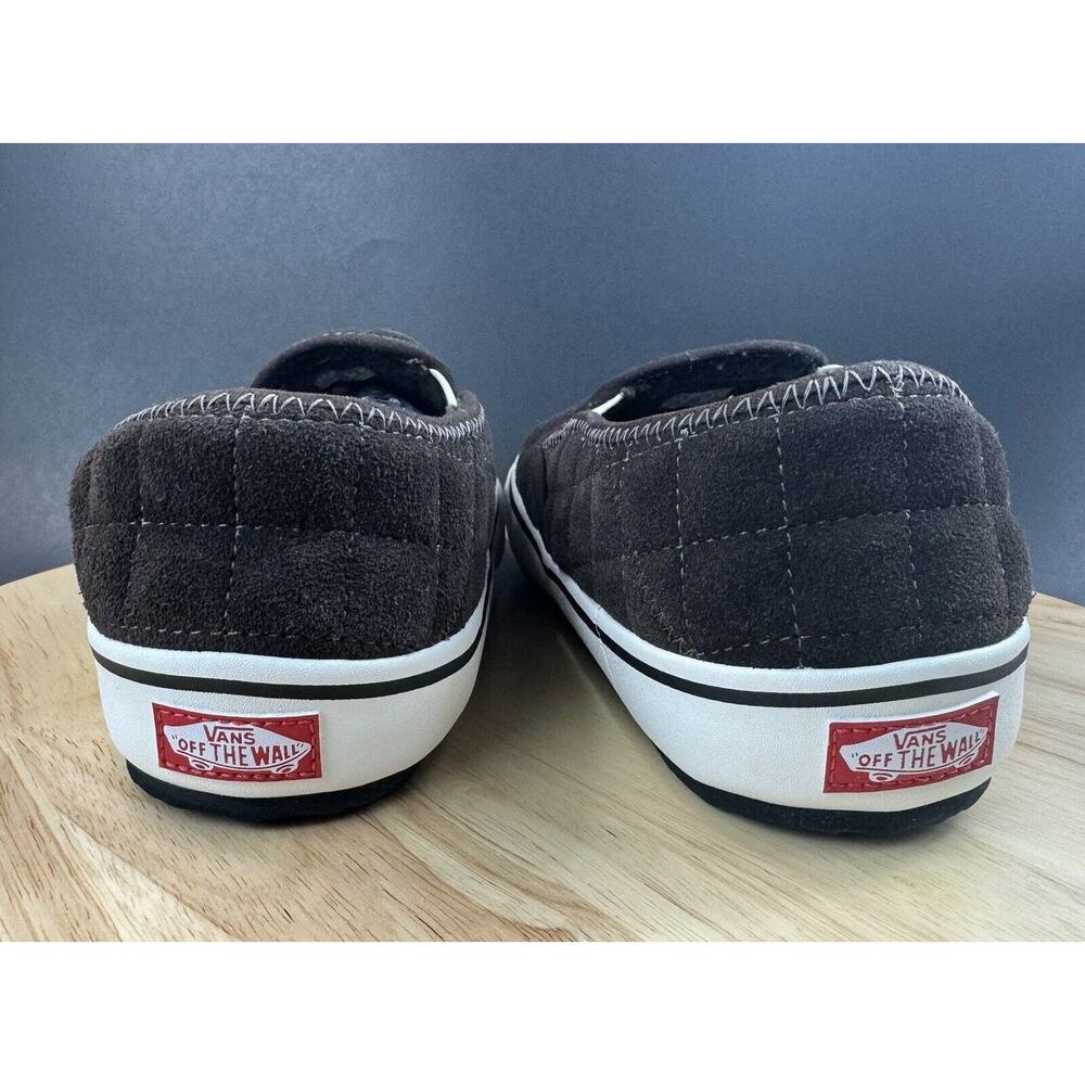 Vans Slip-Er 2 Slip-On Loafer Casual Shoe Slipper Brown Men Sz 7 Women 9 Suede - Picture 6 of 10